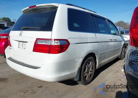2007 Honda Odyssey Ex-L из США, поврежденный, VIN 5FNRL38797B128489